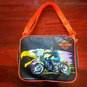 Harley-Davidson vintage soft lunch box